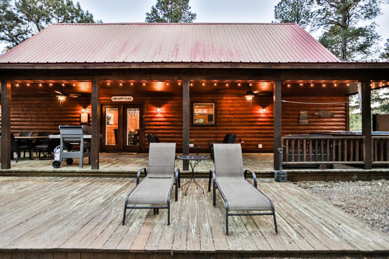 Villa Texas Kind Of Way, Hot Tub, Fireplace, Covered Deck, Pool Table, Game Loft Broken Bow Exterior foto